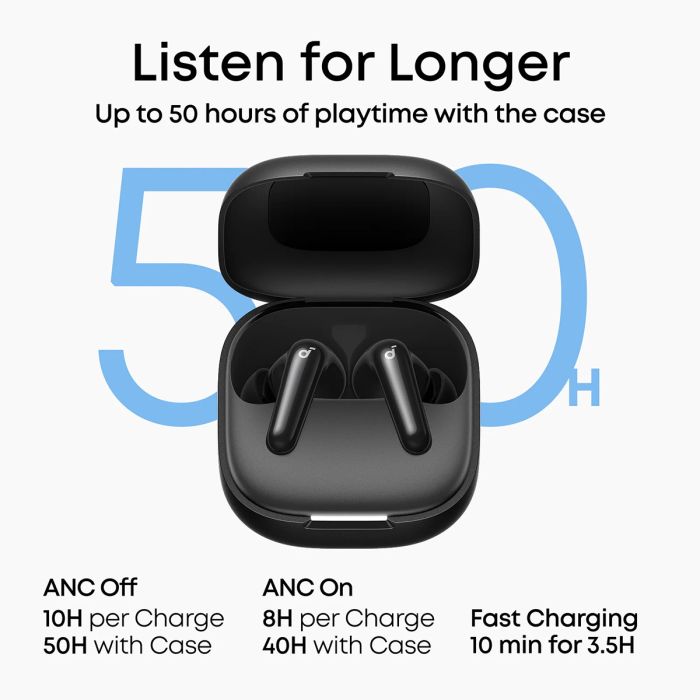 Bežične slušalice ANKER Soundcore R60i NC, crne