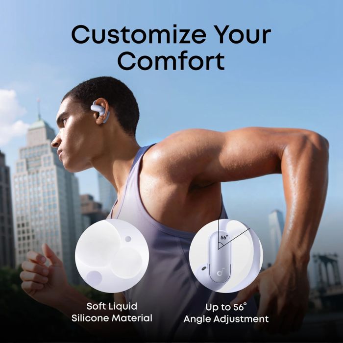 Bežične slušalice ANKER Soundcore AeroFit 2 Pro, ljubičaste