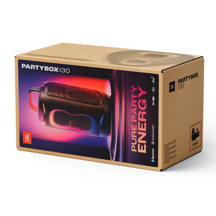 Bluetooth zvučnik JBL PartyBox 130, prijenosni, 200W, BT, RGB, USB