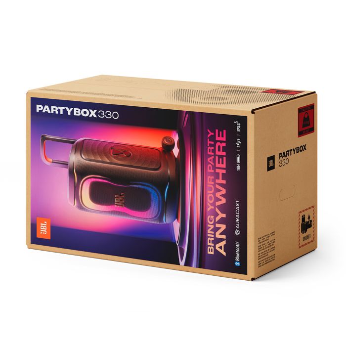 Bluetooth zvučnik JBL PartyBox 330, prijenosni, 280W, BT, RGB, USB