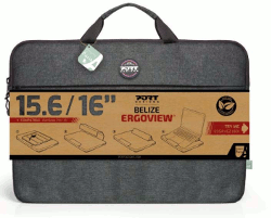 Torba PORT Belize Ergoview, za laptop 15.6"/16", siva