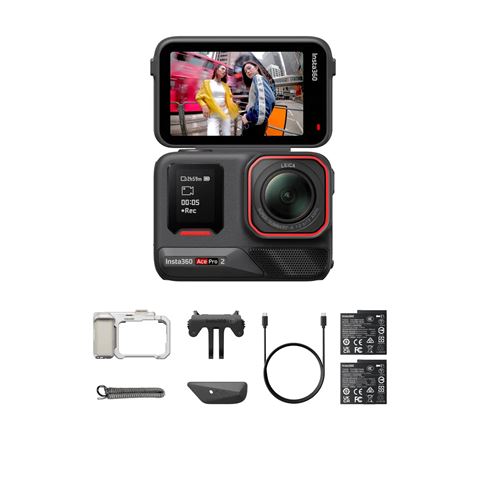 Insta360 kamera Ace Pro 2 Dual Battery Xplorer Bundle, tamno siva