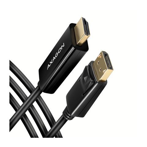 Axagon Kabel RVD-HI14C2, DisplayPort na HDMI, 4K@30Hz, 1.8m