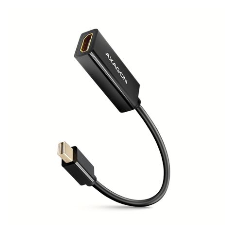 Axagon Adapter RVDM-HI14N, Mini DisplayPort na HDMI, 4K, 0.15m, crni