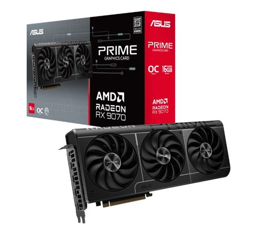 Asus Grafička kartica Prime Radeon RX 9070 OC, 16GB GDDR6, PCI-E 5.0