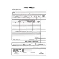 OBRAZ. B-8-3 putni nalog OBRAZ. B-8-3 putni nalog