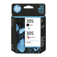 HP 305 BK + 305 Tricolor (6ZD17AE) Multipack original tinte