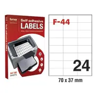 ETIK.ILK 70x37mm pk100L FOR.F-44 24etik.na A4(2400)