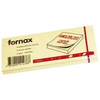 BLOK samoljepljiv 40x50mm 3x100L FORNAX žuti