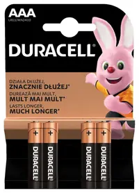 Baterija DURACELL AAA Simply 4/1 LR3
