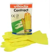 Rukavice žute vel. M Contract Vileda