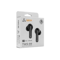 Bluetooth slušalice earbuds SBOX EB-TWS99, ANC+ 4 Mic ENC, crne