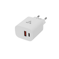 USB kućni punjač SBOX HC-693, 2 ULAZA, 20W QC, bijeli