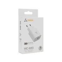 USB KUĆNI PUNJAC SBOX HC-693 / 2 ULAZA - 20W QC Bijeli