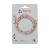 Kabel SBOX USB TYPE C -> USB TYPE C M, M 1M, 60W, rozi
