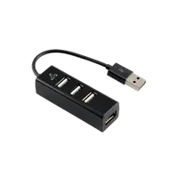 USB RAZDJELNIK SBOX H-204 Crni / USB-2.0 4 Ulaza