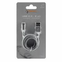 KABEL SBOX USB -> iPh.7 M/M 1,5M Blister Sivi