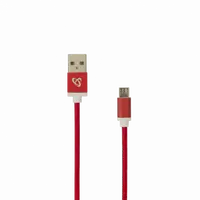KABEL SBOX USB->MICRO USB M/M 1,5M Fruity Crveni