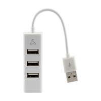 USB razdjelnik SBOX H-204, USB 2.0, 4 ulaza, bijeli