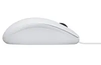 Miš LOGITECH B100, žičani, bijeli (910-003360)