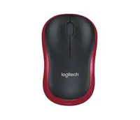 Miš LOGITECH M185, bežični, crno-crveni (910-002240)