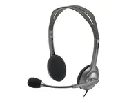 Slušalice za PC LOGITECH H110, 3.5mm, srebrno-crne (981-000271)
