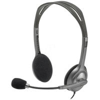 Slušalice za PC LOGITECH H111, stereo, 3.5mm, sive (981-000593)