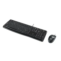 Tipkovnica + miš LOGITECH MK120, žični, crni (920-002549)