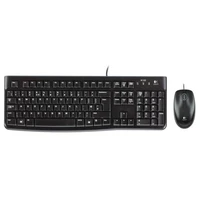 Tipkovnica + miš LOGITECH MK120, žični, crni (920-002549)