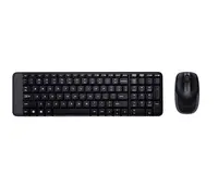 Tipkovnica + miš LOGITECH MK220, bežični, crni (920-003168)