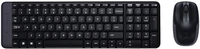 Tipkovnica + miš LOGITECH MK220, bežični, crni (920-003168)