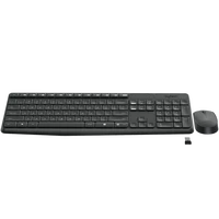 Tipkovnica + miš LOGITECH MK235, bežični, crni (920-008031)