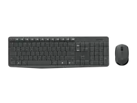 Tipkovnica + miš LOGITECH MK235, bežični, crni (920-008031)
