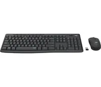 Tipkovnica + miš LOGITECH MK295, bežični, bijeli (920-009824)