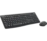 Tipkovnica + miš LOGITECH MK295, bežični, bijeli (920-009824)