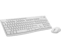 Tipkovnica + miš LOGITECH MK295, bežični, bijeli (920-009824)