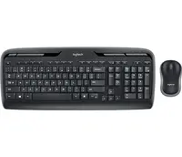 Tipkovnica + miš LOGITECH MK330, bežični, crni (920-003997)