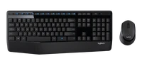 Tipkovnica + miš LOGITECH MK345, bežični, crni (920-006489)