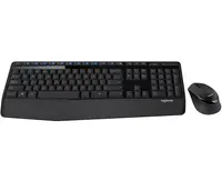 Tipkovnica + miš LOGITECH MK345, bežični, crni (920-006489)