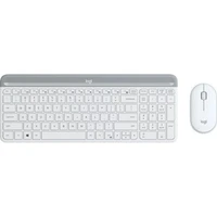 Tipkovnica + miš LOGITECH MK470, bežični, bijeli (920-009205)