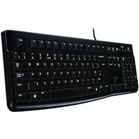 Tipkovnica LOGITECH K120 OEM, žična, crna (920-002642)