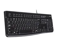 Tipkovnica LOGITECH K120, žična, crna (920-002498)