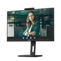Monitor AOC 24P3CW, 23.8", IPS, FHD, 75HZ, 4ms, HDMI, DP, kamera, pivot