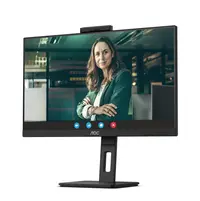 Monitor AOC 24P3CW, 23.8", IPS, FHD, 75HZ, 4ms, HDMI, DP, kamera, pivot