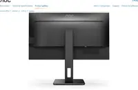 Monitor AOC 27P2Q, 27", IPS, FHD, 75Hz, 4ms, VGA, HDMI, DP, pivot