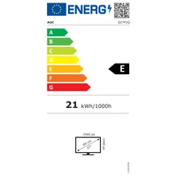 Monitor AOC Q27P2Q,  27", IPS, QHD, 75Hz, 4ms, VGA, HDMI, DP, pivot Monitor AOC Q27P2Q,  27", IPS, QHD, 75Hz, 4ms, VGA, HDMI, DP, pivot