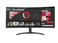 Monitor LG 34WR55QC, 34", UWQHD, 100Hz, 5ms, HDR10, HDMI, DP, zakrivljeni