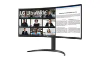 Monitor LG 34WR55QC, 34", UWQHD, 100Hz, 5ms, HDR10, HDMI, DP, zakrivljeni