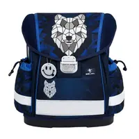 Torba školska Belmil classy Wolf mosaic grey 403-13/AG/56-1