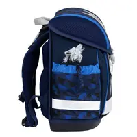 Torba školska Belmil classy Wolf mosaic grey 403-13/AG/56-1